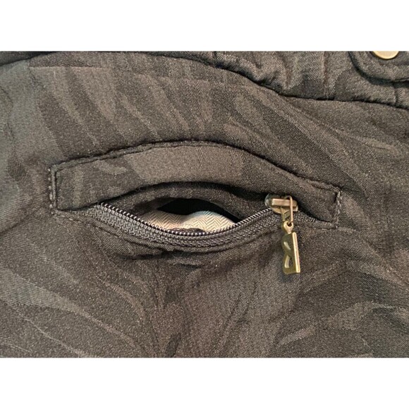 Vtg BOGNER Ski Pants Women's 6 Stirrup High Rise Snowboard Winter Black Floral - Picture 6 of 13